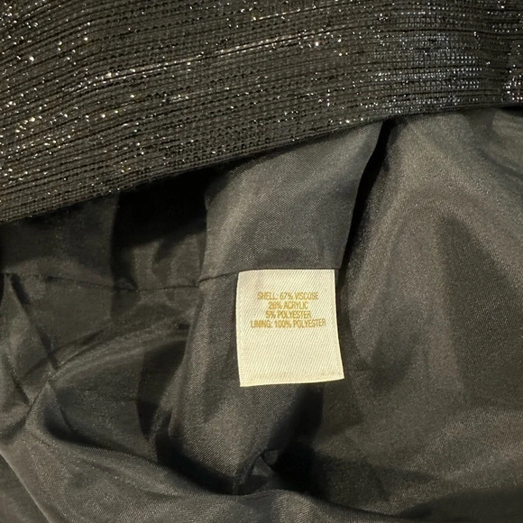 Kate Spade Black  Shimmer One Shoulder Formal Dress 8 - Picture 9 of 11